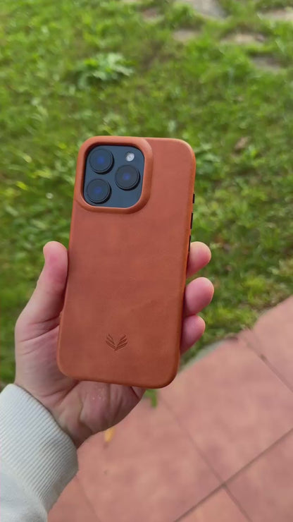Funda de cuero "Excellence" Iphone 16 Pro